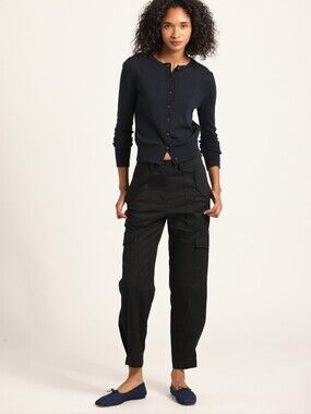 Derek Lam 10 Crosby Elian Utility Pants in black. Sz 8